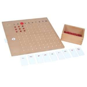  Montessori Multiplication Bead Board Toys & Games
