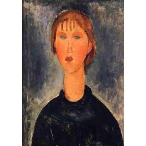   Length Portrait of Blonde Girl Amedeo Modigliani H