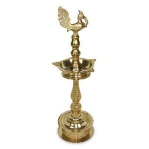  Brass oil lamp, Palace Peacock