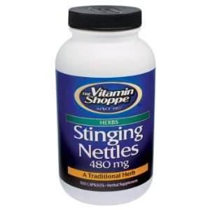 Vitamin Shoppe   Stinging Nettles, 480 mg, 300 capsules