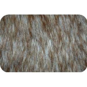  Faux Fake Fur Shag Silver FOX FUR Grey Fabric By the Yard 