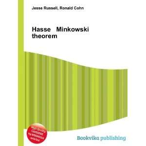  Hasse Minkowski theorem Ronald Cohn Jesse Russell Books