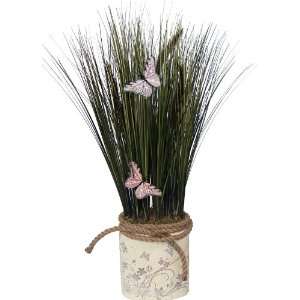  Grass & Cattails in Decorative Container   6 Pack