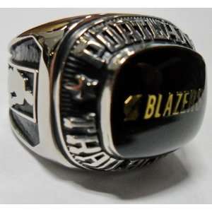  Balfour NBA Portland Trailblazers Ring Size 8 White Gold 
