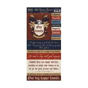  Paper Loft Old Towne Tavern Words & Titles Accessory Sheet 