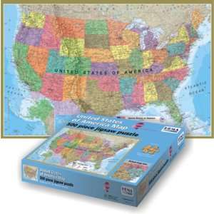  United States Of America Map 500 Large Size Pieces Toys 