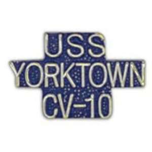  U.S. Navy USS Yorktown CV 10 Pin 1 Arts, Crafts & Sewing