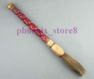 You are bidding on Chinese handmade calligraphy brush pen . 100% 
