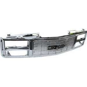 92 93 GMC SUBURBAN GRILLE SUV, With Dual H/L, ALL Chrome (1992 92 1993 