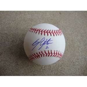  Tampa Bay Rays BJ UPTON Signed Autographed OMLB Baseball 