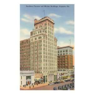 Southern Finance and Marion Buildings, Augusta, Georgia Premium Poster 