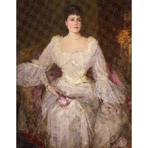   painting name Portrait Of Lady Lyle, By Lavery John
