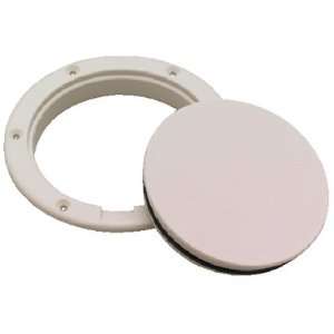  Pry Up Deck Plate   4 ID, 5 1/2 OD, Arctic White Sports 