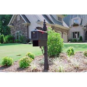 Cast Aluminum Mail Box   Black Mailbox 