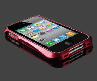 Fashion Rugged Luxury Aluminum Metal Bumper Case For Apple iphone 4 4G 