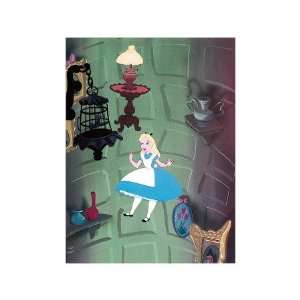  Alice Down the Rabbit Hole Giclee Poster Print, 13x16 
