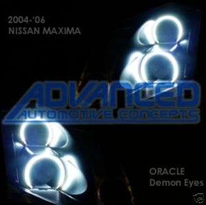 04 06 Nissan Maxima Headlight HALO Angel/Demon Eyes Kit  