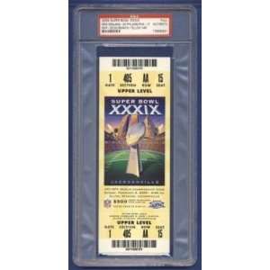  2005 Super Bowl XXXIX Full Ticket Patriots v Eagles   NFL 