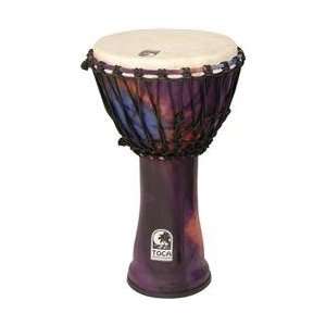  Toca Synergy Freestyle Rope Tuned Djembe 10 In Purple 