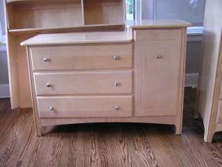 Ragazzi Changing Table and Armoire Shaker Style Used  