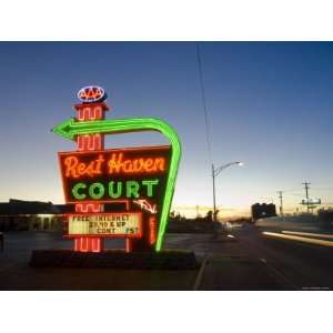  USA, Missouri, Route 66, Springfield, Rest Haven Court 