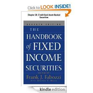   Card Asset Backed Securities Frank Fabozzi  Kindle Store