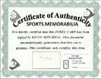 AUTOGRAPH Index Card MLB KEVIN MITCHELL Signed COA  