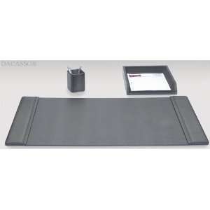  Black Leather Corsica Desk Set