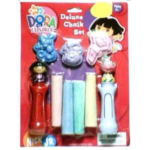    Nickelodeans Dora the Explorer 9 Pc Deluxe Chalk Set Toys & Games