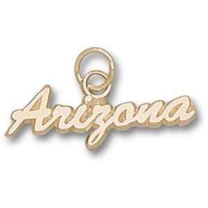   University of Arizona Script Arizona Pendant (Gold Plated) Sports