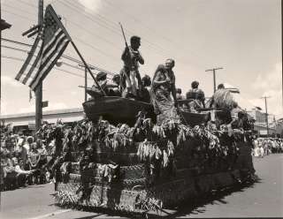 WWII 1945 US ARMY HONOLULU HAWAII VICTORY PARADE PHOTO  