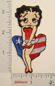 BETTY BOOP Cartoon Character PUERTO RICO FLAG PATCH  