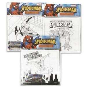  Spiderman Puzzle Coloring Set (1ct) Toys & Games