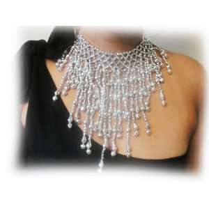 Stretch Silver necklace wholesale 12 