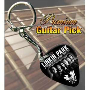  Linkin Park 2011 Tour Premium Guitar Pick Keyring Musical 