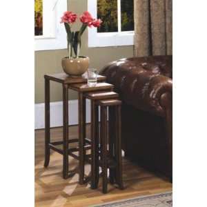  Fairfax Home Furnishings Set of 4 Wooden Nesting Tables 