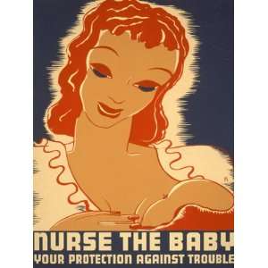  NURSE THE BABY BREASTFEEDING UNITED STATES AMERICAN US USA 