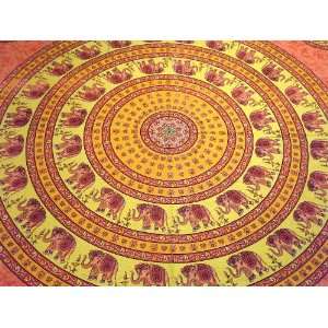  Artisan Decorative Elephant Sheet India Unique Mandala 