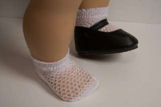 WHITE Short Mesh Anklet Socks FOR Bitty Baby & BB Twins♥  