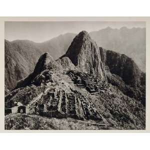  1931 Machu Picchu Peru Inca Ruins Peruvian Archaeology 