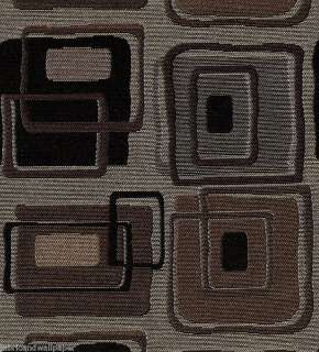 Contemporary Upholstery Fabric in Black and Brown  