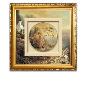  Greg Olsen Visions Of Faith Framed Shadowbox Plate 