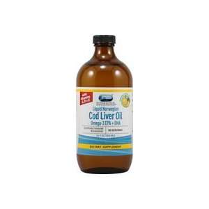  Vitacost Liquid Norwegian Cod Liver Oil Omega 3 EPA & DHA 