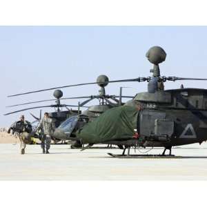  Oh 58D Kiowa Warrior Helicopters Parked at Camp Speicher 