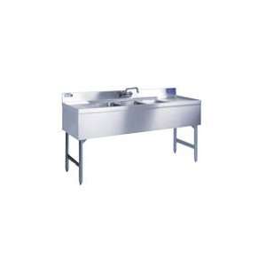  LaCrosse SD64C 72 4 Tub Underbar Sink With 2  13 