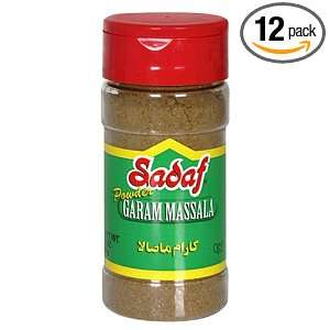 Sadaf Garam Masala, 2 Ounce Jars, (Pack of 12)  Grocery 