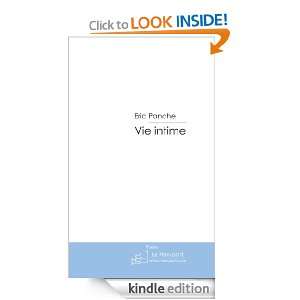Vie intime (French Edition) Eric Panche  Kindle Store