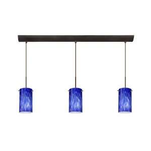  Besa Lighting 3BV 440486 BR 3 Light Stilo Bar Island Light 