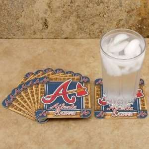  Atlanta Braves 8 Pack Absorbent PaperKraft Coasters 