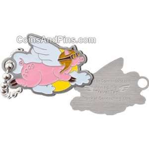 Flying Pig Travel Tag